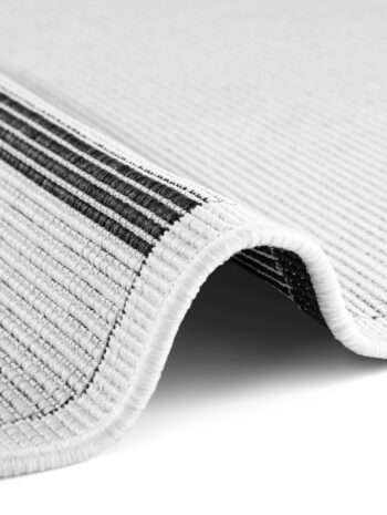 Hanse Home, Behúň Duet Bowen 106244 Black/White - na von aj na doma, 80x250, čiernobiela, chodba / predsieň