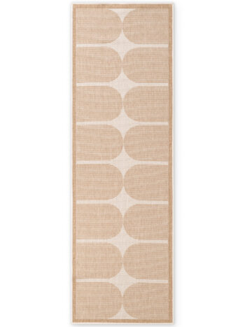 Hanse Home, Behúň Duet Bowen 106245 Beige/White - na von aj na doma, 80x250, béžová, chodba / predsieň