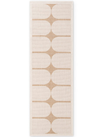 Hanse Home, Behúň Duet Bowen 106245 Beige/White - na von aj na doma, 80x250, béžová, chodba / predsieň