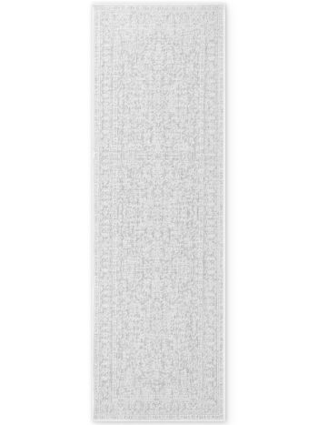 Hanse Home, Behúň Duet Kona 106249 White/Gray - na von aj na doma, 80x250, šedá, chodba / predsieň