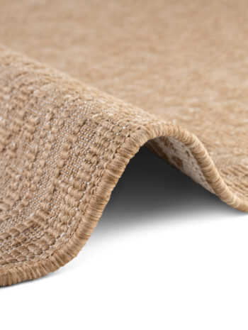 Hanse Home, Behúň Duet Kona 106250 Beige/White - na von aj na doma, 80x250, béžová, chodba / predsieň