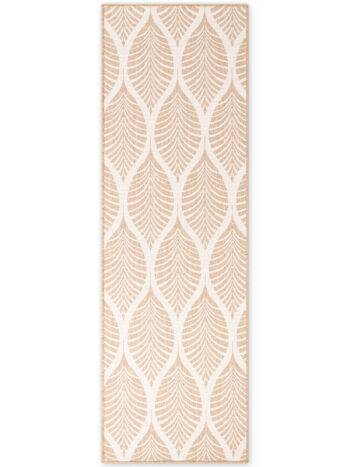Hanse Home, Behúň Duet Liora 106247 Beige/White - na von aj na doma, 80x250, béžová, chodba / predsieň
