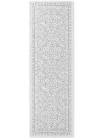 Hanse Home, Behúň Duet Rosel 106251 White/Gray - na von aj na doma, 80x250, šedá, chodba / predsieň