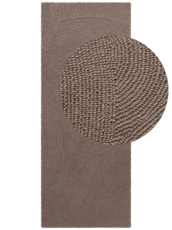 Hanse Home, Behúň Eleni 106219 Taupe, 80x200, hnedá, obývacia izba
