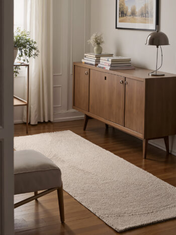 Hanse Home, Behúň Eleni 106220 Natur Weiß, 80x300, biela, obývacia izba