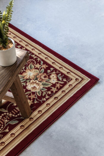 Hanse Home, Behúň Herat 105994 Red Cream, 80x240, červená, chodba / predsieň