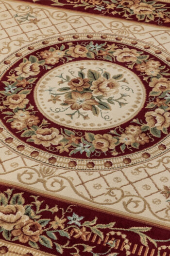 Hanse Home, Behúň Herat 105994 Red Cream, 80x240, červená, chodba / predsieň