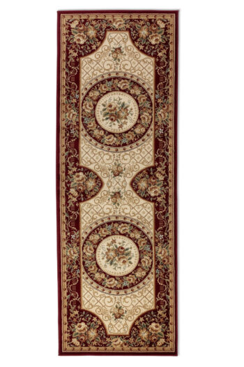 Hanse Home, Behúň Herat 105994 Red Cream, 80x240, červená, chodba / predsieň