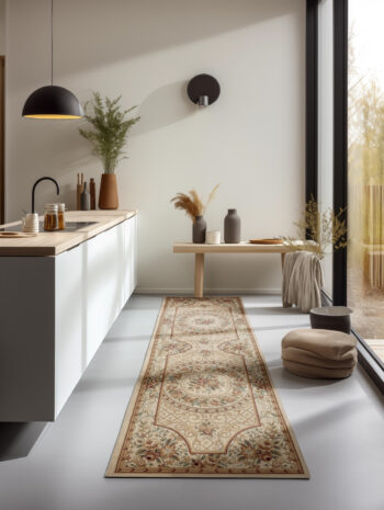 Hanse Home, Behúň Herat 105995 Cream, 80x240, béžová, chodba / predsieň
