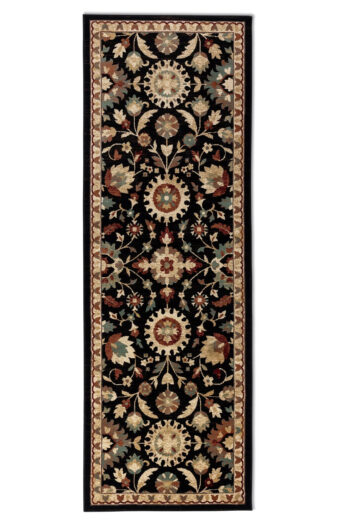 Hanse Home, Behúň Herat 105999 Black, 80x240, čierna, chodba / predsieň