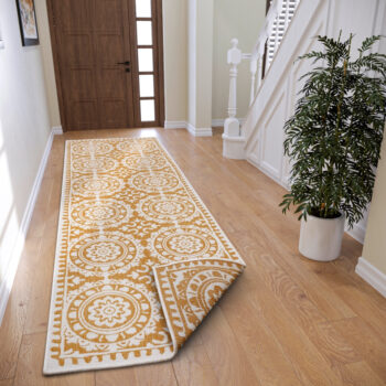 Hanse Home, Behúň Twin Supreme 105791 Ochre – na von aj na doma, 80x250, žltá, chodba / predsieň