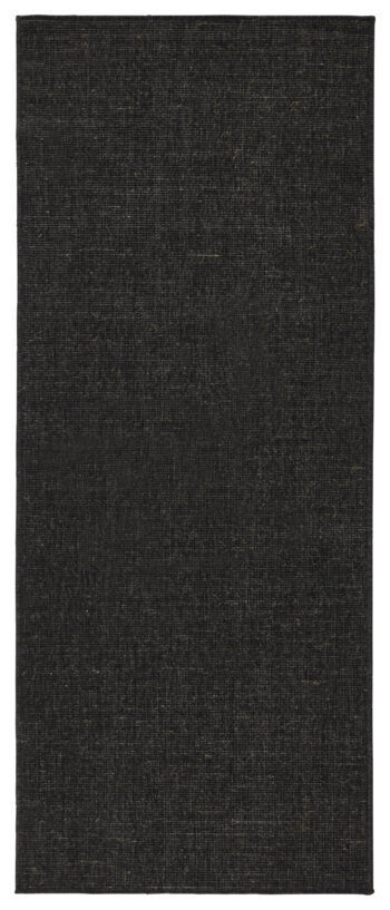 Hanse Home, Behúň Twin-Wendeteppiche 103096 black cream – na von aj na doma, 80x350, čierna, chodba / predsieň