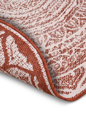 Hanse Home, DOPREDAJ: 200x200 (průměr) kruh cm Kusový koberec Twin Supreme 105497 Cayenne kruh – na ven i na doma, 200x200 (priemer) kruh, oranžová, chodba / predsieň