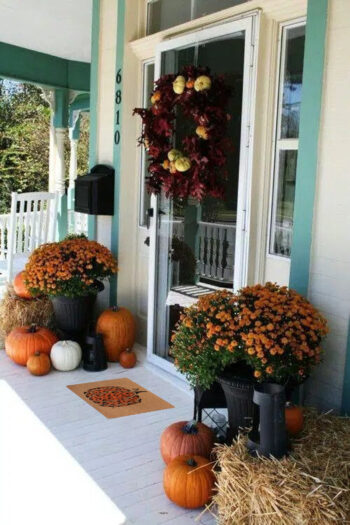 Hanse Home, DOPREDAJ: 45x70 cm Rohožka Halloween oranžová tykev 105706 - na ven i na doma, 45x70, oranžová, chodba / predsieň