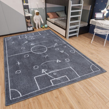 Hanse Home, Detský koberček Adventures 105949 Darkgrey, 120x170, šedá, detská izba