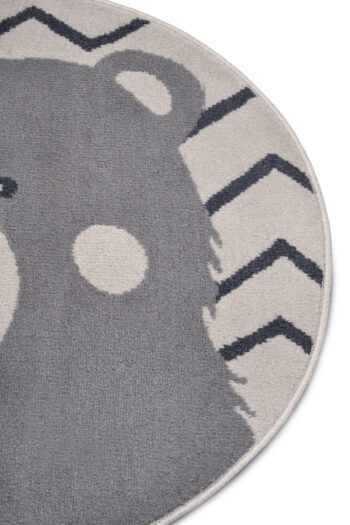 Hanse Home, Detský koberček Adventures 105964 Cream Grey kruh, 100x100 (priemer) kruh, šedá, detská izba