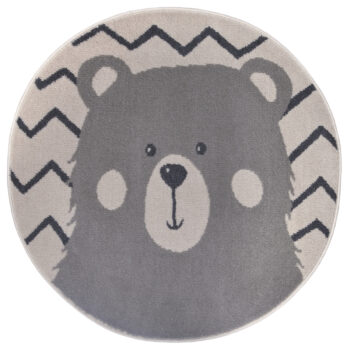 Hanse Home, Detský koberček Adventures 105964 Cream Grey kruh, 100x100 (priemer) kruh, šedá, detská izba