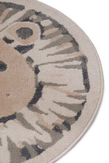 Hanse Home, Detský koberček Adventures 105966 Cream Grey kruh, 140x140 (priemer) kruh, šedá, detská izba