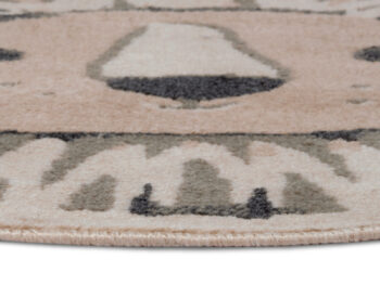Hanse Home, Detský koberček Adventures 105966 Cream Grey kruh, 140x140 (priemer) kruh, šedá, detská izba