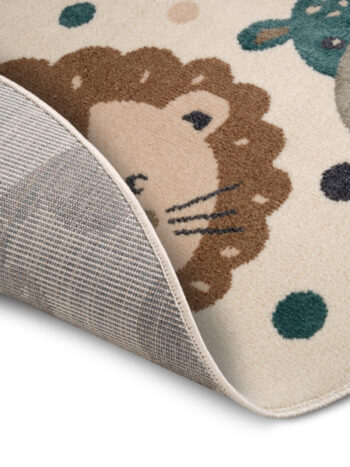 Hanse Home, Detský koberček Adventures 105968 Cream Brown Blue kruh, 100x100 (priemer) kruh, viacfarebná, detská izba