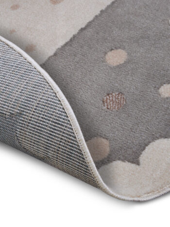 Hanse Home, Detský koberček Adventures 105969 Cream Grey kruh, 140x140 (priemer) kruh, šedá, detská izba