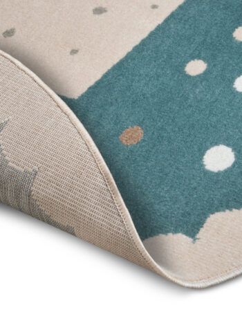 Hanse Home, Detský koberček Adventures 105970 Cream Blue kruh, 140x140 (priemer) kruh, modrá, detská izba