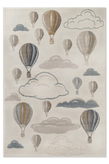 Hanse Home, Detský koberček Adventures 106209 Cream Multicolor, 160x235, biela, detská izba