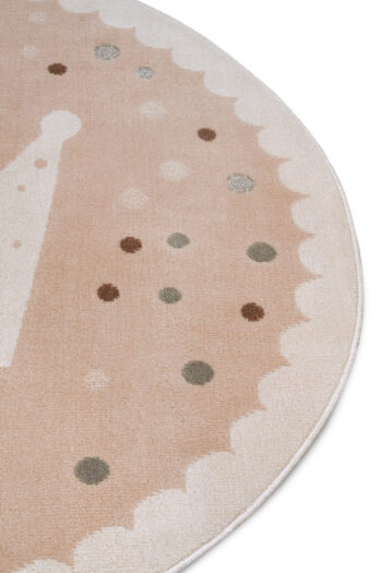 Hanse Home, Detský koberec Adventures 105971 Cream Beige kruh, 100x100 (priemer) kruh, béžová, detská izba