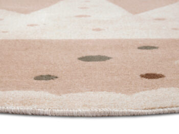 Hanse Home, Detský koberec Adventures 105971 Cream Beige kruh, 100x100 (priemer) kruh, béžová, detská izba