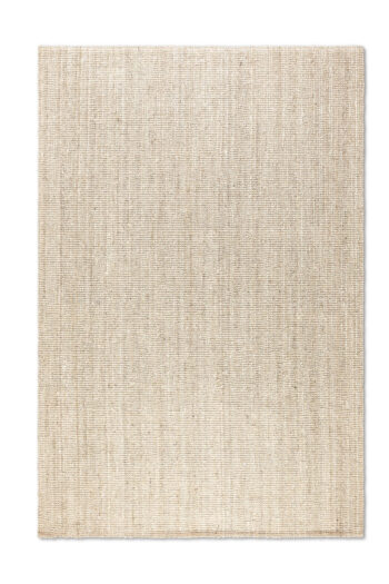 Hanse Home, Kusový koberec Bouclé Jute 105973 Ivory White, 60x90, béžová, chodba / predsieň