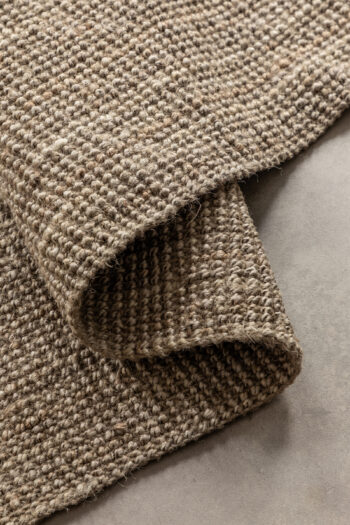 Hanse Home, Kusový koberec Bouclé Jute 105975 Grey Brown, 80x150, hnedá, chodba / predsieň