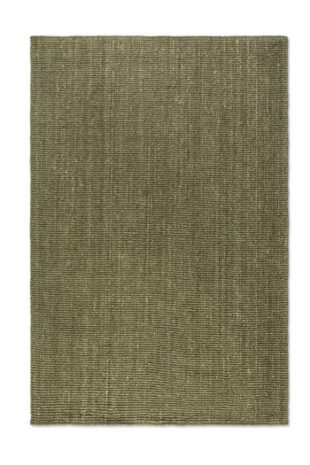 Hanse Home, Kusový koberec Bouclé Jute 105977 Jungle Green, 120x170, zelená, chodba / predsieň