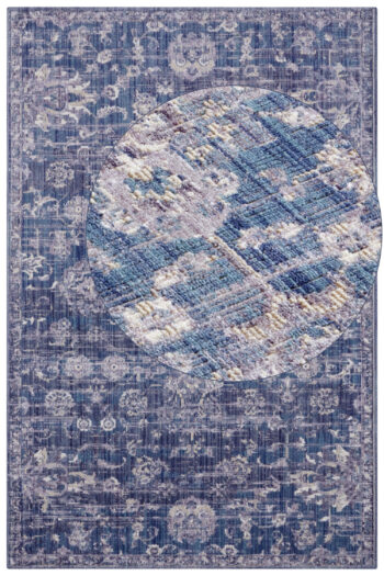 Hanse Home, Kusový koberec Cairo 105584 Alexandria Blue – na von aj na doma, 120x170, modrá, chodba / predsieň