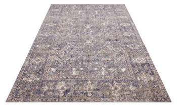 Hanse Home, Kusový koberec Cairo 105588 Port Said Cream Blue – na von aj na doma, 80x120, modrá, chodba / predsieň