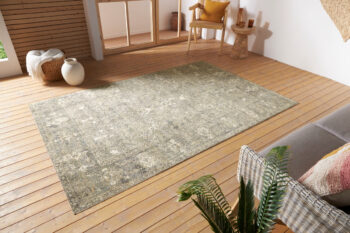 Hanse Home, Kusový koberec Cairo 105592 Luxor Black Cream – na von aj na doma, 80x120, béžová, chodba / predsieň
