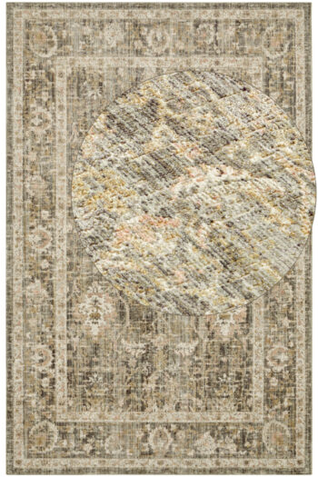 Hanse Home, Kusový koberec Cairo 105592 Luxor Black Cream – na von aj na doma, 80x120, béžová, chodba / predsieň