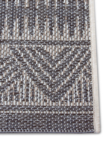 Hanse Home, Kusový koberec Clyde 105906 Loto Grey Beige – na von aj na doma, 63x120, šedá, chodba / predsieň