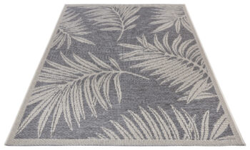 Hanse Home, Kusový koberec Clyde 105907 Paru Grey Cream – na von aj na doma, 63x120, šedá, chodba / predsieň