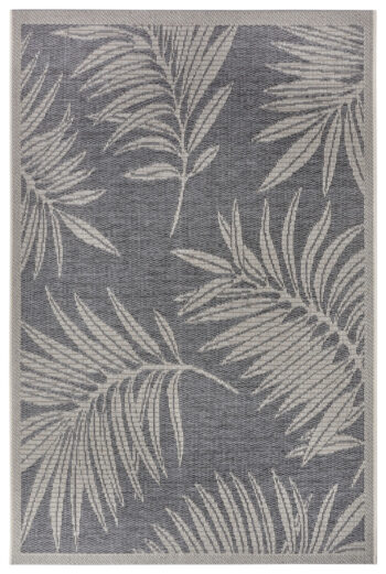 Hanse Home, Kusový koberec Clyde 105907 Paru Grey Cream – na von aj na doma, 63x120, šedá, chodba / predsieň