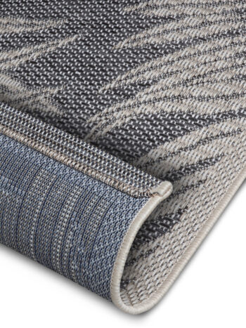 Hanse Home, Kusový koberec Clyde 105907 Paru Grey Cream – na von aj na doma, 63x120, šedá, chodba / predsieň