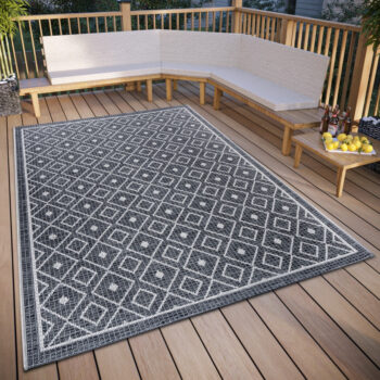 Hanse Home, Kusový koberec Clyde 105908 Lahal Grey Beige – na von aj na doma, 63x120, šedá, chodba / predsieň