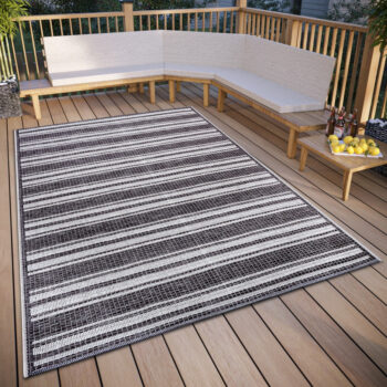 Hanse Home, Kusový koberec Clyde 105909 Temu Grey Beige – na von aj na doma, 63x120, šedá, chodba / predsieň