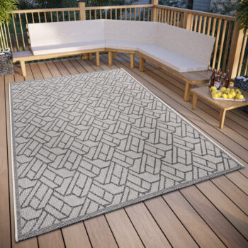 Hanse Home, Kusový koberec Clyde 105911 Eru Beige Grey – na von aj na doma, 190x290, šedá, chodba / predsieň
