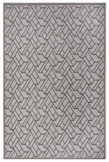 Hanse Home, Kusový koberec Clyde 105911 Eru Beige Grey – na von aj na doma, 190x290, šedá, chodba / predsieň