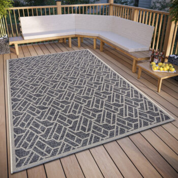 Hanse Home, Kusový koberec Clyde 105912 Eru Grey Beige - na von aj na doma, 115x170, šedá, chodba / predsieň