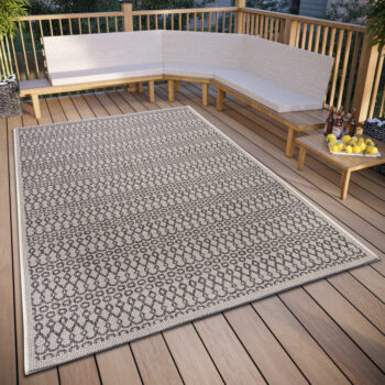 Hanse Home, Kusový koberec Clyde 105913 Vanti Beige Grey - na von aj na doma, 63x120, šedá, chodba / predsieň