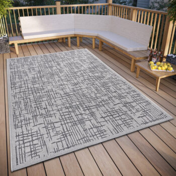 Hanse Home, Kusový koberec Clyde 105915 Telu Beige Grey - na von aj na doma, 190x290, šedá, chodba / predsieň