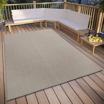 Hanse Home, Kusový koberec Clyde 105916 Pure Beige - na von aj na doma, 190x290, béžová, chodba / predsieň