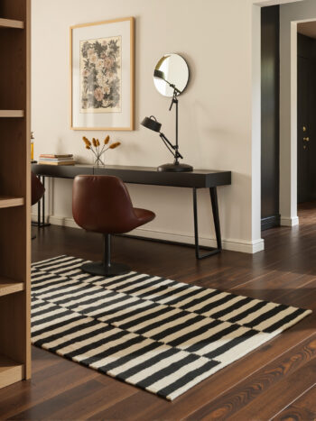 Hanse Home, Kusový koberec Donna 106207 Black White, 120x180, čiernobiela, obývacia izba