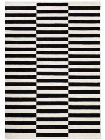 Hanse Home, Kusový koberec Donna 106207 Black White, 120x180, čiernobiela, obývacia izba